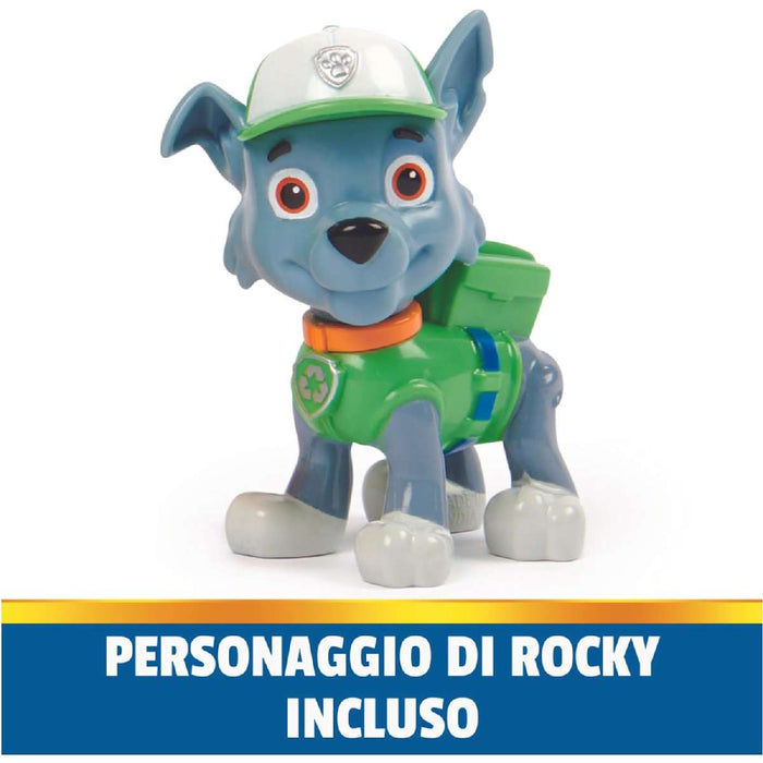 SPIN MASTER Paw Patrol Veicolo Raccogli Rifiuti Di Rocky - 6068854