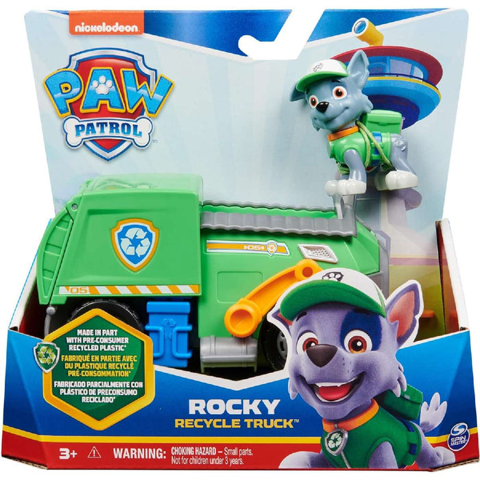 SPIN MASTER Paw Patrol Veicolo Raccogli Rifiuti Di Rocky - 6068854