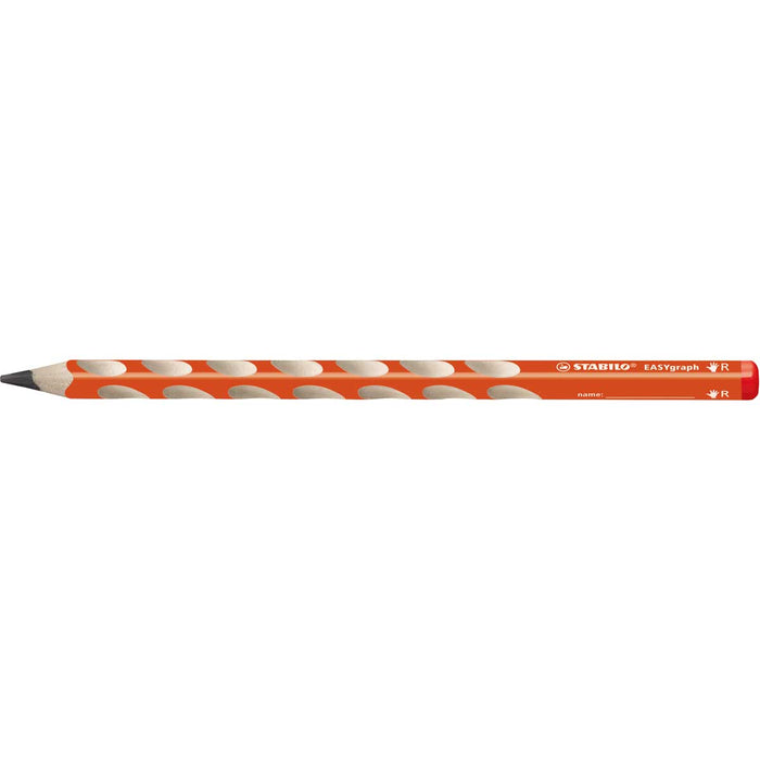 STABILO Matita Ergonomica Triangolare, Stabilo Easygraph Per Destrimani In Arancione, Gradazione Hb - 322/03-HB