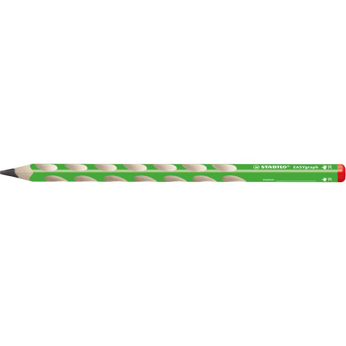 STABILO Matita Ergonomica Triangolare, Stabilo Easygraph Per Destrimani In Verde, Gradazione Hb - 322/04-HB