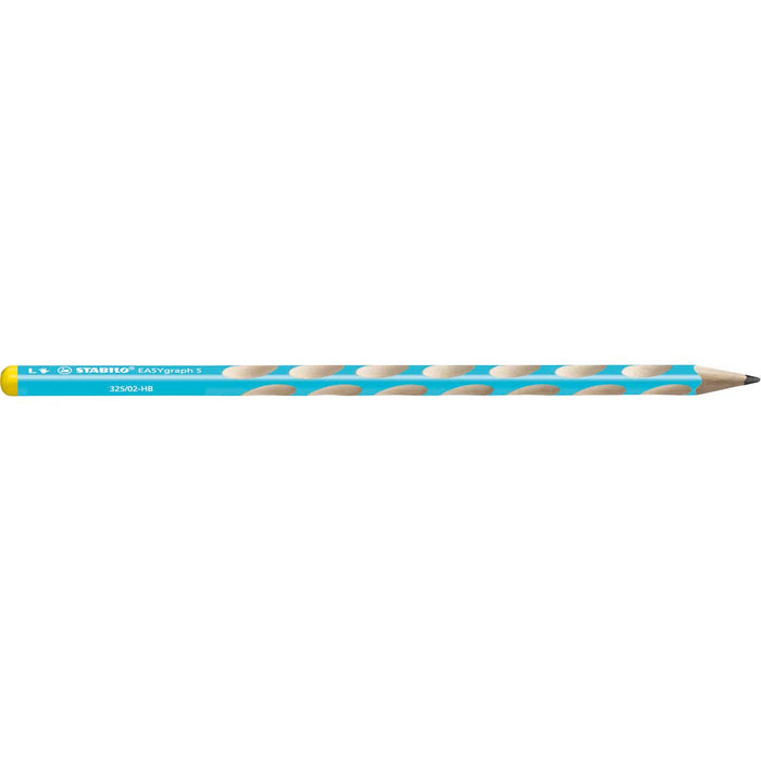 STABILO Matita Ergonomica Triangolare, Stabilo Easygraph S Per Mancini In Azzurro, Gradazione Hb - 325/02-HB-6