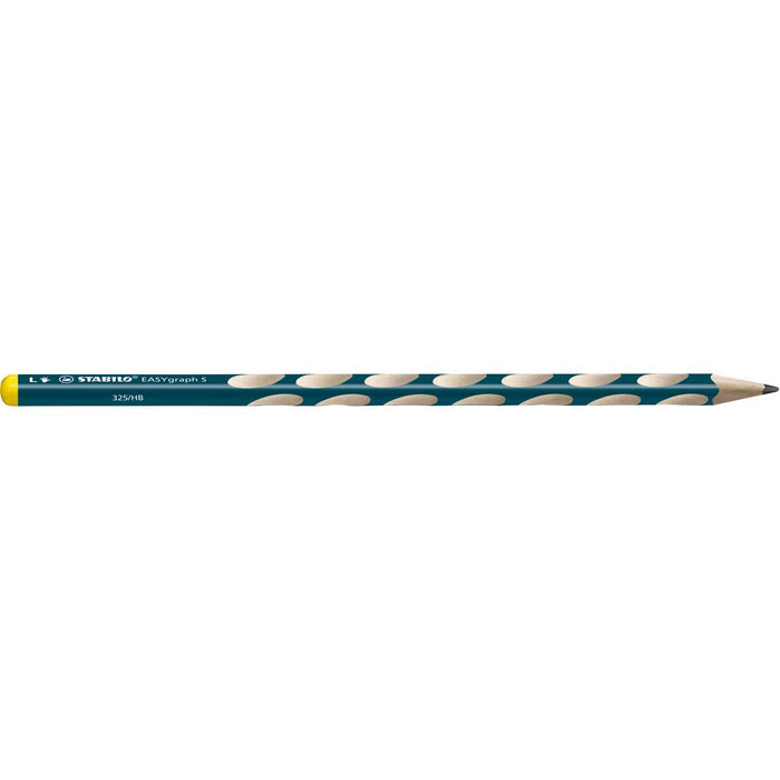 STABILO Matita Ergonomica Triangolare, Stabilo Easygraph S Per Mancini In Petrolio, Gradazione Hb - 325/HB-6