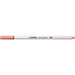 STABILO Pennarello Premium Con Punta A Pennello, Stabilo Pen 68 Brush, Carnicino Chiaro - 568/26