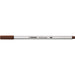 STABILO Pennarello Premium Con Punta A Pennello, Stabilo Pen 68 Brush, Bruno - 568/45