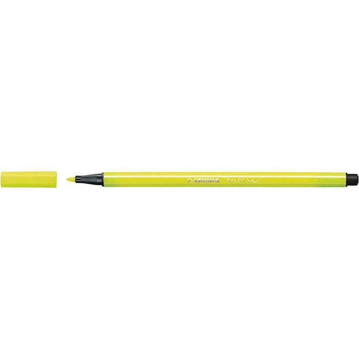 STABILO Pennarello Premium, Stabilo Pen 68, Fluo Giallo - 68/024