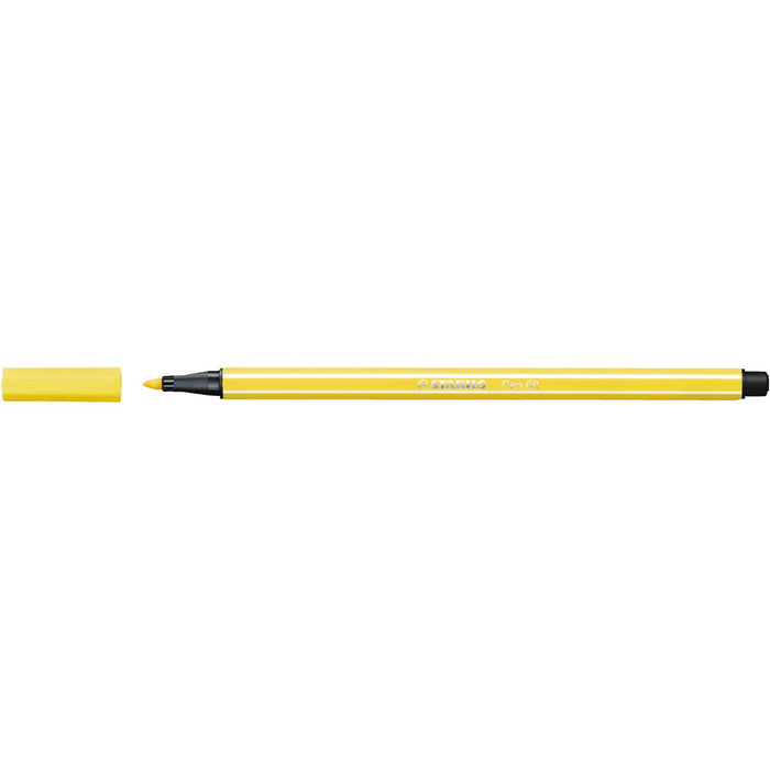 STABILO Pennarello Premium, Stabilo Pen 68, Giallo Limone - 68/24