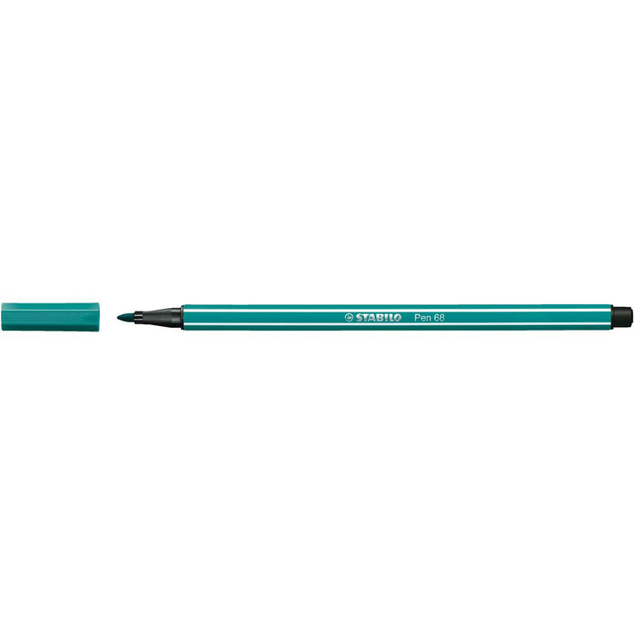 STABILO Pennarello Premium, Stabilo Pen 68, Blu Turchese - 68/51