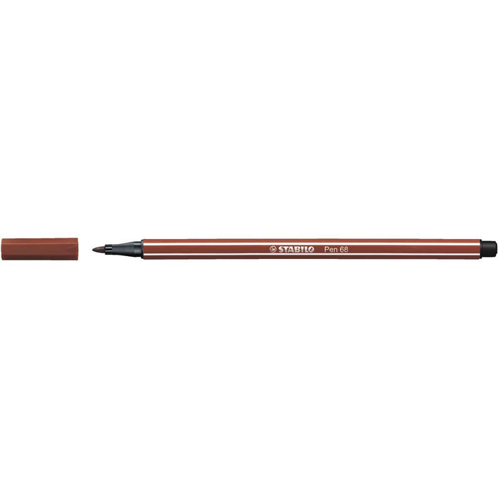 STABILO Pennarello Premium, Stabilo Pen 68, Terra Di Siena - 68/75