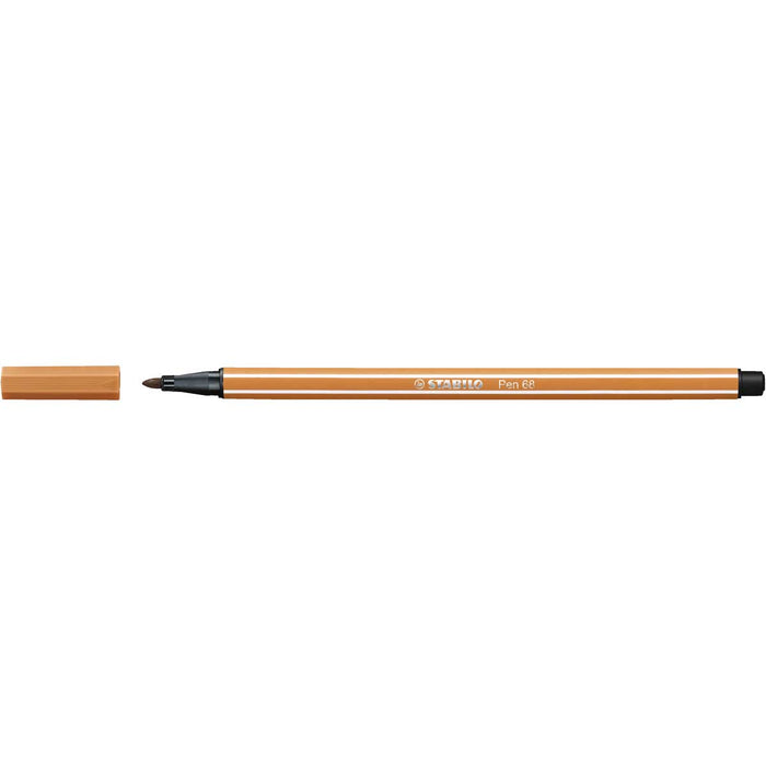 STABILO Pennarello Premium, Stabilo Pen 68, Ocra Scuro - 68/89