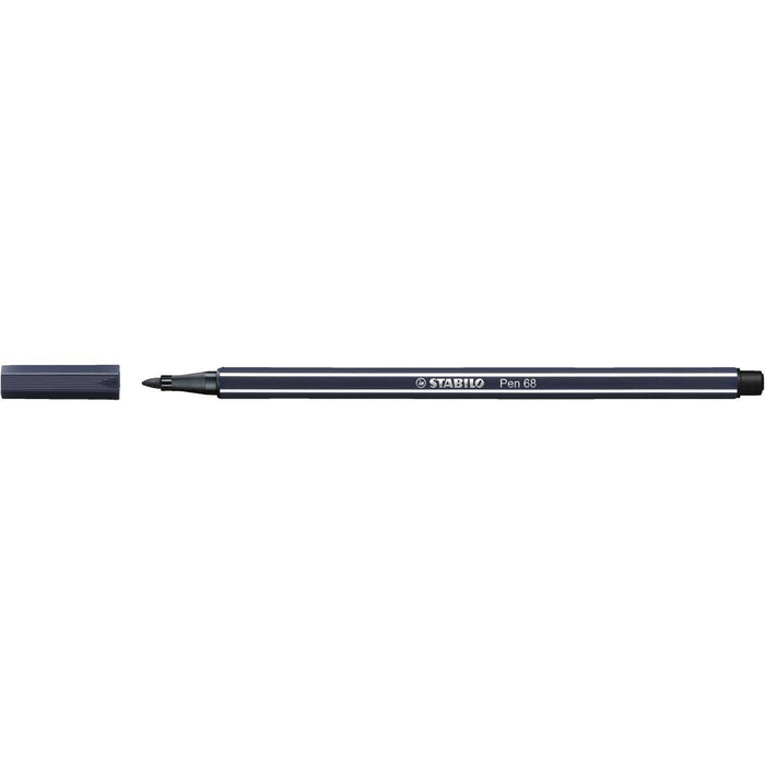 STABILO Pennarello Premium, Stabilo Pen 68, Grigio Di Payne - 68/98