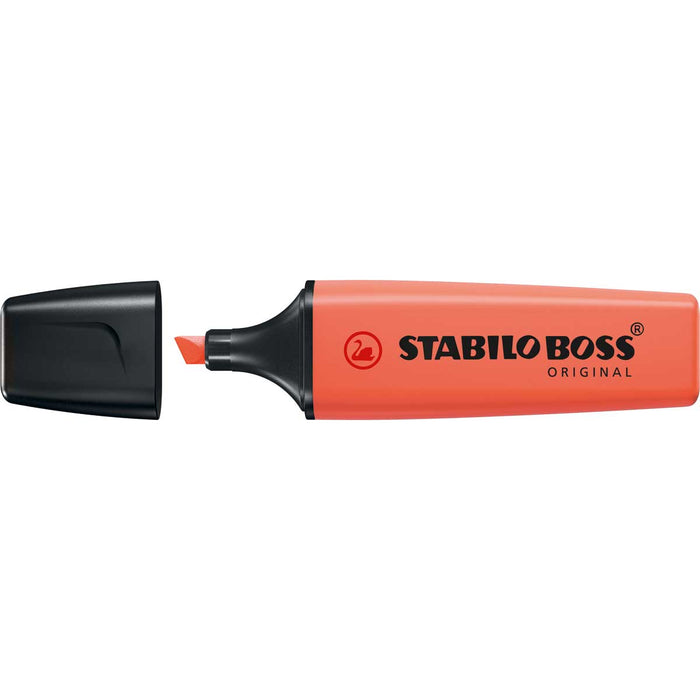 STABILO Evidenziatore, Stabilo Boss Original Pastel, Rosso Corallo - 70/140