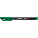 STABILO Marcatore, Stabilo Ohpen Universal Permanente, Tratto Fine (0,7 Mm), Verde - 842/36