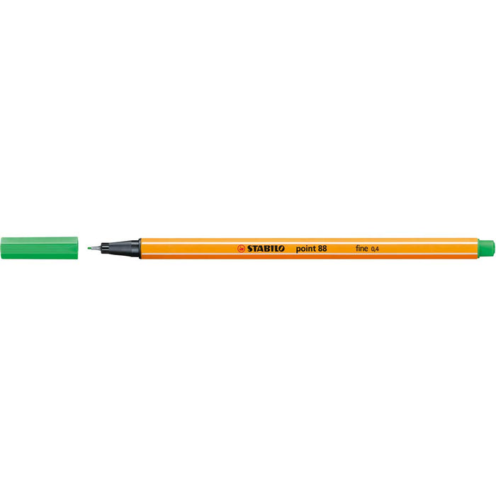 STABILO Fineliner, Stabilo Point 88, Verde Smeraldo Chiaro - 88/16