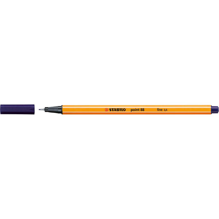 STABILO Fineliner, Stabilo Point 88, Blu Notte - 88/22