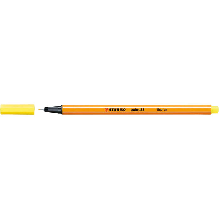 STABILO Fineliner, Stabilo Point 88, Giallo Limone - 88/24
