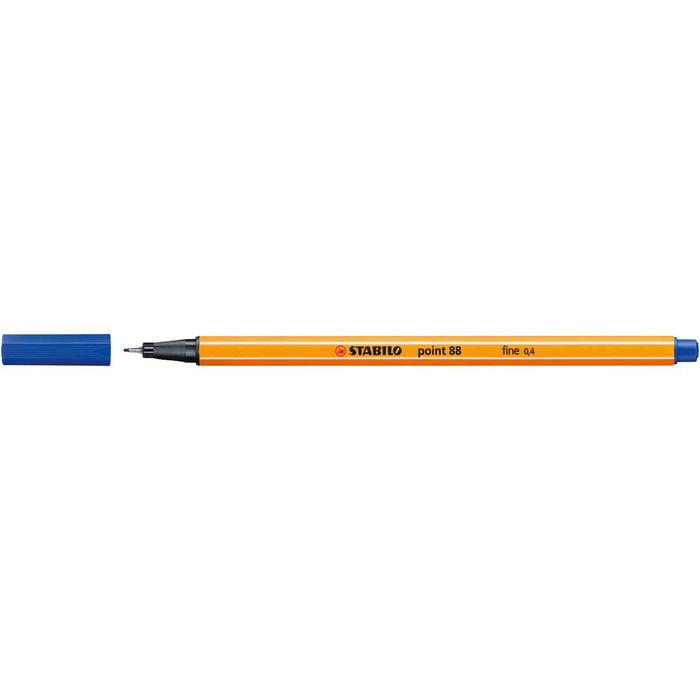 STABILO Fineliner, Stabilo Point 88, Blu Scuro - 88/41
