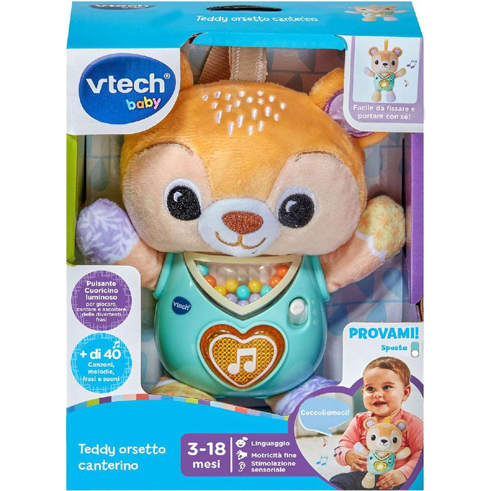 VTech Kidifriends – Cane Peluche Interattivo Rainbow – Cucciolo Con Accessori Medici E Suoni – 3-8 Anni