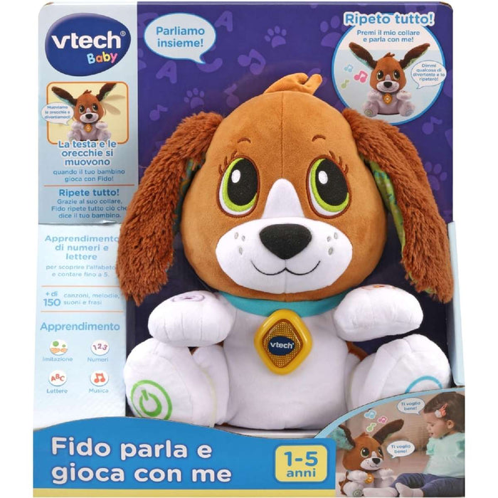 VTECH Fido Parla E Gioca Con Me - Cagnolino Gioco Evolutivo - 80-610107